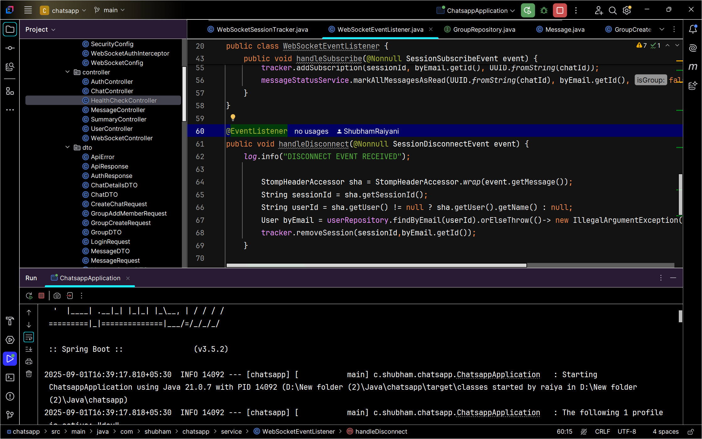 Shubham Raiyani - Java Backend Developer